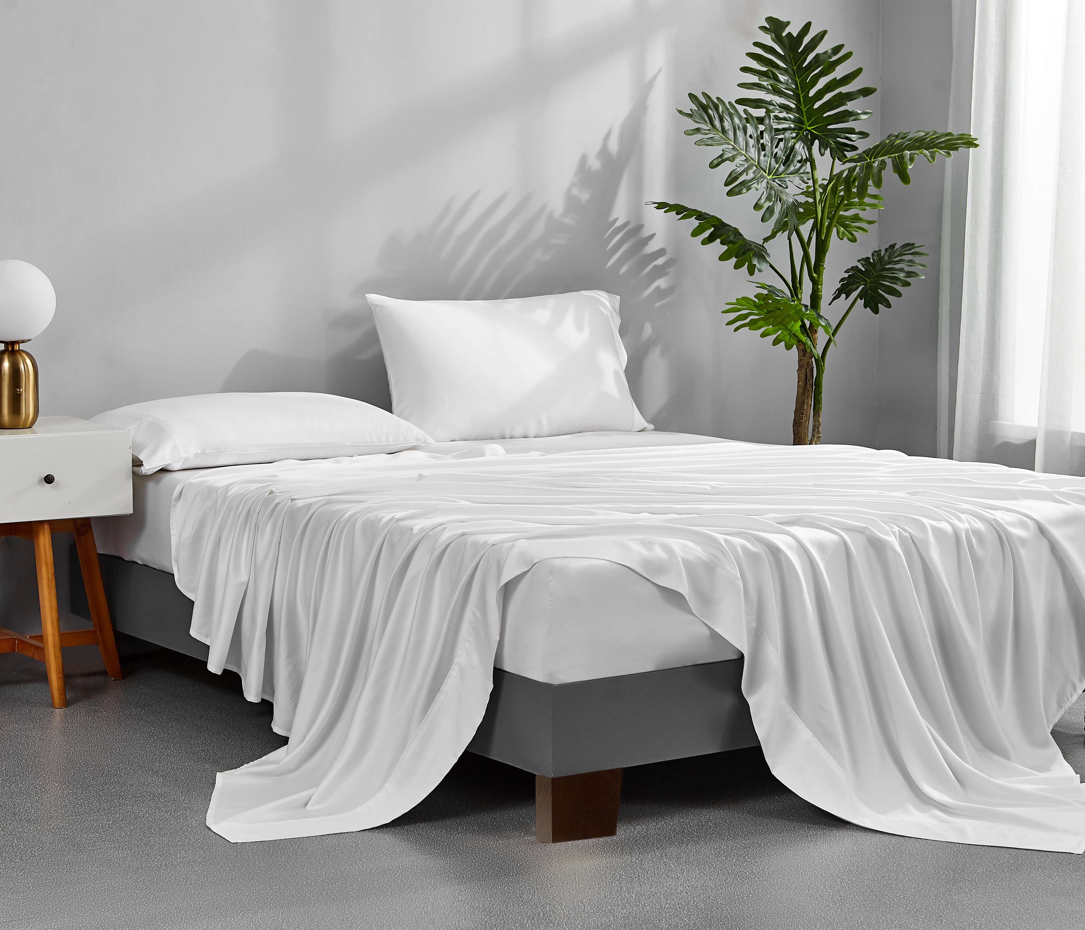 Dark Blue Bed